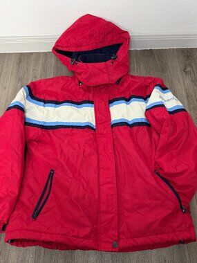 Gotcha Women’s Jacket Red Skate Surf Style Size L